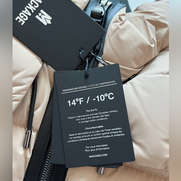 MACKAGE JAZMIN CAMEL L - LADIES DOWN COAT WITH HOOD (S1-25) - Picture 8 of 8